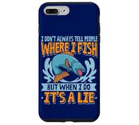 Carcasa para iPhone 7 Plus/8 Plus Lugar de Pesca No Siempre le Digo a la Gente dónde pesco Pescador