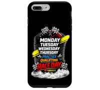 Carcasa para iPhone 7 Plus/8 Plus Lunes Martes Jueves Entrenamiento Clasificatorio Día de Carrera