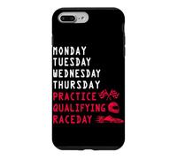 Carcasa para iPhone 7 Plus/8 Plus Lunes Martes Miércoles Jueves Práctica Clasificatoria Carrera