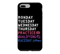 Carcasa para iPhone 7 Plus/8 Plus Lunes Martes Miércoles Jueves Práctica Clasificatoria Carrera
