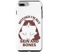 Carcasa para iPhone 7 Plus/8 Plus Madre Soy Pero Piel Y Huesos Chonky Funny Cat Meme