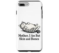 Carcasa para iPhone 7 Plus/8 Plus Madre, Soy Pero Piel y Huesos, Gato Gracioso Vintage Gato Humor