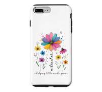 Carcasa para iPhone 7 Plus/8 Plus Maestro ayudando a pequeñas Mentes a Crecer diseño Floral