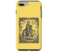 Carcasa para iPhone 7 Plus/8 Plus Mago Montando Criatura Mística Elefante Musaraña Fantasía