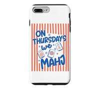 Carcasa para iPhone 7 Plus/8 Plus Mahjong Gráfico Jugando Mahjong Juego Los Jueves Nosotros Mahj