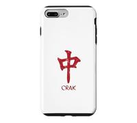 Carcasa para iPhone 7 Plus/8 Plus Mahjong Lovers Crak Red Dragon Símbolo Azulejos Puntos Bam Kung