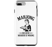 Carcasa para iPhone 7 Plus/8 Plus Mahjong Porque el Asesinato está Mal