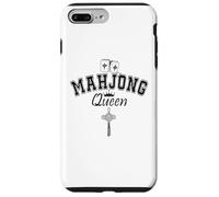 Carcasa para iPhone 7 Plus/8 Plus Mahjong Queen of Tiles Women Mahjong Queen Crown Mahjaholic
