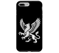 Carcasa para iPhone 7 Plus/8 Plus Majestuoso Griffin con alas Fierce Mythic Beast Line Art