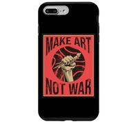 Carcasa para iPhone 7 Plus/8 Plus Make Art Not War Peaceful Artist Peace Pintor Hippie