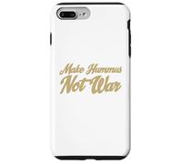 Carcasa para iPhone 7 Plus/8 Plus Make Hummus Not War - Peace Middle East Foodie Vegan