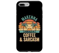 Carcasa para iPhone 7 Plus/8 Plus Makenna Vibes Only Cute Retro Girls Makenna Name