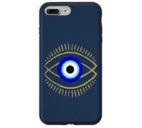 Carcasa para iPhone 7 Plus/8 Plus Mal de Ojo Azul con símbolo de protección mística para Hombres y Mujeres