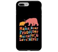 Carcasa para iPhone 7 Plus/8 Plus Mama Bear Protector Love Giver Mothers Day Groovy Stylish