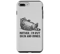 Carcasa para iPhone 7 Plus/8 Plus Mamá Soy Pero Piel y Huesos Divertido Mapache