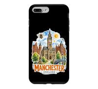 Carcasa para iPhone 7 Plus/8 Plus Manchester Inglaterra Abeja Paisaje Urbano Lindo Reino Unido Viajes