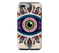 Carcasa para iPhone 7 Plus/8 Plus Mandala Evil Eye Art Style Boho Hippie Estética Tribal