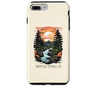 Carcasa para iPhone 7 Plus/8 Plus Manitou Springs, Colorado, EE. UU., diseño panorámico Retro de montañas