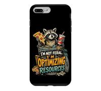 Carcasa para iPhone 7 Plus/8 Plus Mapache Caótico Humor Oscuro Basura Diseño Urbano