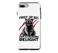 Carcasa para iPhone 7 Plus/8 Plus Mapache Sarcasmo descarado Mapache Caos Basura Panda