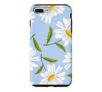 Carcasa para iPhone 7 Plus/8 Plus Margarita Blanca Patrón Floral Primavera Flor Jardín Natur