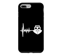 Carcasa para iPhone 7 Plus/8 Plus Marinero Barco Latido del Corazón Barca Fluvial Regalo