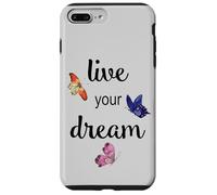 Carcasa para iPhone 7 Plus/8 Plus Mariposas de Acuarela Live Your Dream