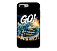 Carcasa para iPhone 7 Plus/8 Plus Mark 16:15 Go Into All The World and Preach The Gospel