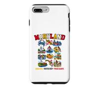 Carcasa para iPhone 7 Plus/8 Plus Maryland Lugares de interés Chesapeake Bay Baltimore Ocean City