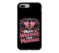 Carcasa para iPhone 7 Plus/8 Plus Más Salchichas, Menos malvados, Gracioso Perro Salchicha