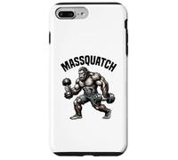Carcasa para iPhone 7 Plus/8 Plus Massquatch Halterofilia Sasquatch Funny Gym Bigfoot