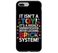 Carcasa para iPhone 7 Plus/8 Plus Master Builder Building Bloques de Ladrillos Jugar Juguetes Familia Niños