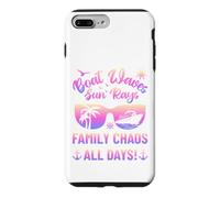 Carcasa para iPhone 7 Plus/8 Plus Matching Family Boat Waves Sun Rays Family Chaos All Days