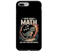 Carcasa para iPhone 7 Plus/8 Plus Matemáticas Dino Matemáticas Profesor Álgebra Dinosaurio Matemáticas