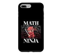 Carcasa para iPhone 7 Plus/8 Plus Matemáticas Ninja Álgebra Cálculo Matemáticas Estudiante Profesor
