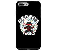 Carcasa para iPhone 7 Plus/8 Plus Matemáticas Ninja Profesor Matemático Amante Estudiante Profesor Divertido