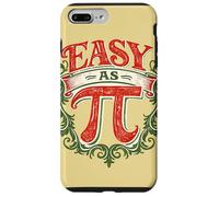 Carcasa para iPhone 7 Plus/8 Plus Matemáticas Retro Tan fáciles como Pi