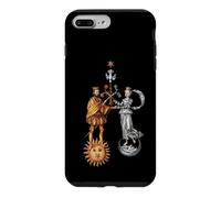 Carcasa para iPhone 7 Plus/8 Plus Matrimonio alquímico del Rey/Reina Sol y Luna