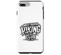 Carcasa para iPhone 7 Plus/8 Plus Mayormente pacífico Vikingo Divertido Humor nórdico Raíces escandinavas