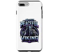 Carcasa para iPhone 7 Plus/8 Plus Mayormente pacífico Vikingo Divertido Humor nórdico Raíces escandinavas