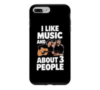 Carcasa para iPhone 7 Plus/8 Plus Me Gusta la música y sobre 3 Personas Letras de Canciones Fan