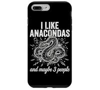Carcasa para iPhone 7 Plus/8 Plus Me Gustan Las anacondas y Tal Vez 3 Personas Herping Zoo