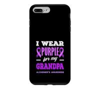 Carcasa para iPhone 7 Plus/8 Plus Me Pongo púrpura para la Conciencia de mi Abuelo sobre el Alzheimer