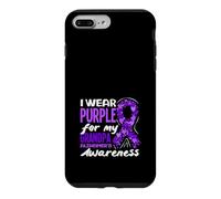 Carcasa para iPhone 7 Plus/8 Plus Me Pongo púrpura para la Conciencia de mi Abuelo sobre el Alzheimer
