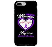 Carcasa para iPhone 7 Plus/8 Plus Me Pongo púrpura para la Conciencia del Dolor de Cabeza por migraña de mi Abuelo