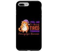 Carcasa para iPhone 7 Plus/8 Plus Me Siento como si ya estuviera Cansado mañana Conciencia de la Fibra
