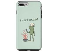 Carcasa para iPhone 7 Plus/8 Plus Me temo Que cociné a Frog Chef Burning Food, Divertido Meme de Weirdcore