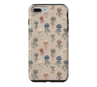Carcasa para iPhone 7 Plus/8 Plus Medusa Océano Animal Vida Marina Vintage