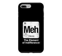 Carcasa para iPhone 7 Plus/8 Plus Meh El Elemento de la indiferencia Tabla periódica de Ciencia Divertida