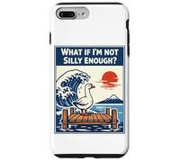 Carcasa para iPhone 7 Plus/8 Plus Meme Divertido y Tonto Ganso, ¿y si no Soy lo Suficientemente Tonto